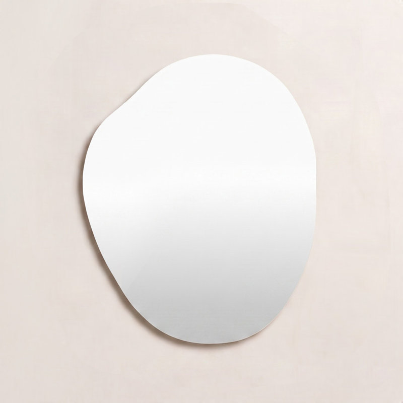 Aura LED Organic Bathroom Vanity Mirror, 30" x 24"
