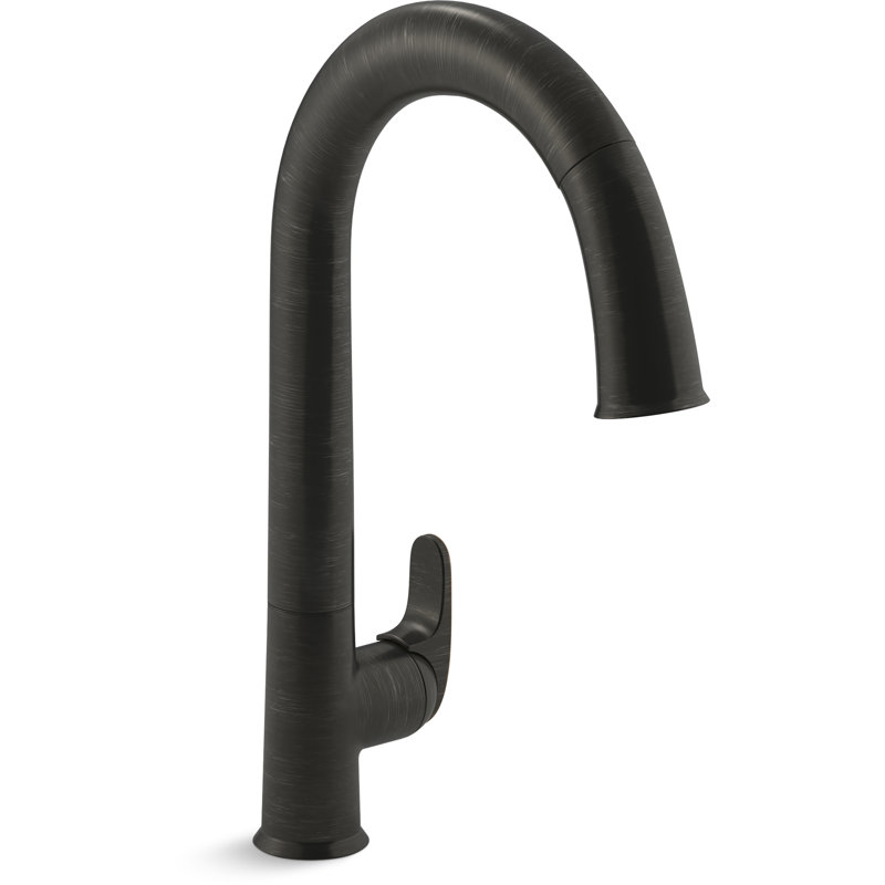 Sensate Pull-Down Touchless Single Handle Kitchen Faucet, Oil Rubbed Bronze
