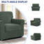 Stretch Separate Box Cushion Armchair Slipcover-1439288735