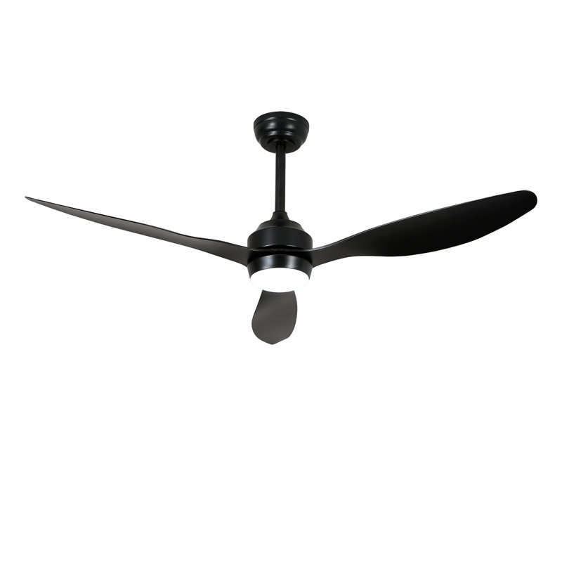 52" Ceiling Fan With Lights Quiet DC Motor 3 ABS Blade Ceiling Fans 6 Speed Levels,Reversible Ceiling Fan, For Patio Living Room, Bedroom, Office,Indoor