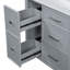 Meuble-lavabo 30 po avec lavabo en céramique-440766085
