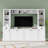 103" L Minimalist Entertainment Wall Unit Set With Bridge For Tvs Up To 75'', Ample Storage Space TV Stand With Adjustable Shelves, Media Console-1232954143
