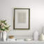 abstract paper framed art Framed Print