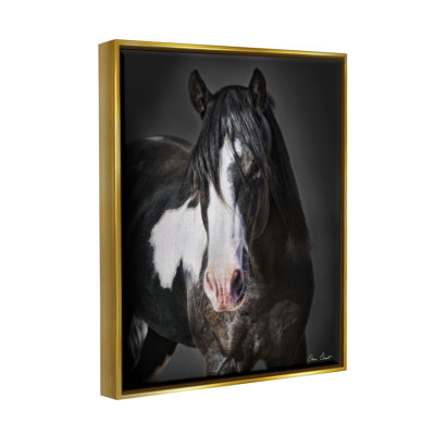 Art mural sur toile flottant Union Rustic Black & White par David Drost