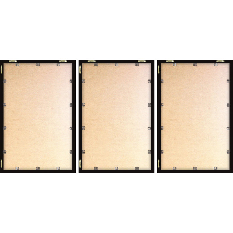 Keep Moving Triptych, 12" H x 8" W