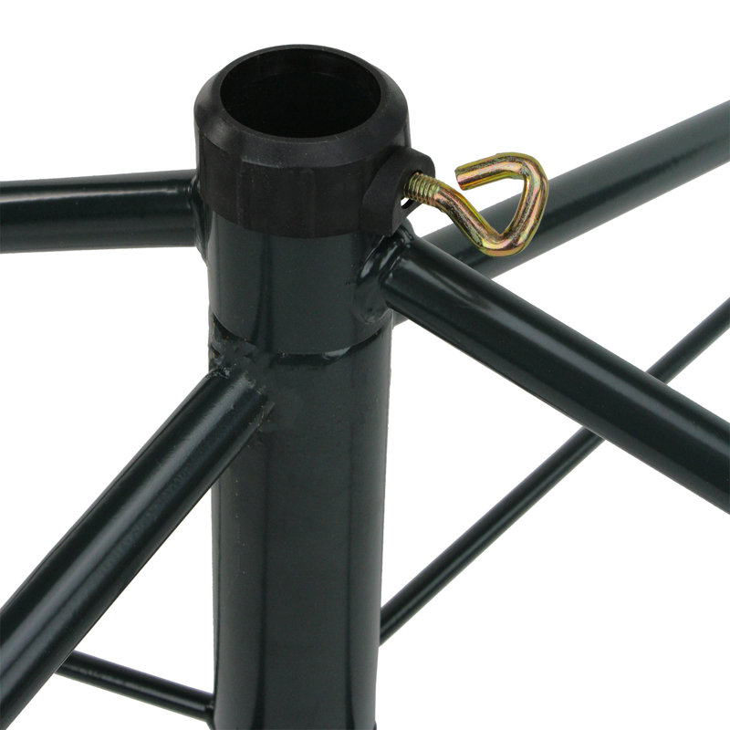 Support pour arbre de Noël roulant pour arbres artificiels, H 12 po x l 32 po x P 32 po, Vert