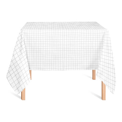 Aymond Checkered Square Tablecloth