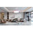 42-inch Smart Retractable Ceiling Fan Light Breathtaking lighting effects, full-color RGB dimming strip with memory function, Bluetooth speaker, and convenient control via app or remote. Features a 6-speed reversible fan for quiet, tech-powered cooling-1994054036