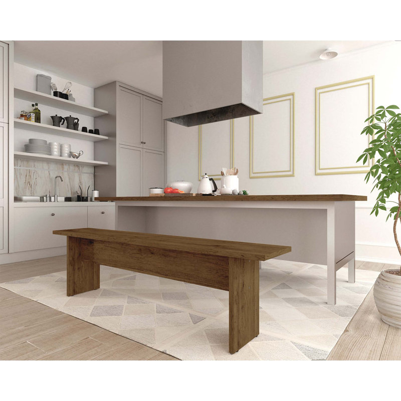 Nomad Dining Bench in Natural, Natural