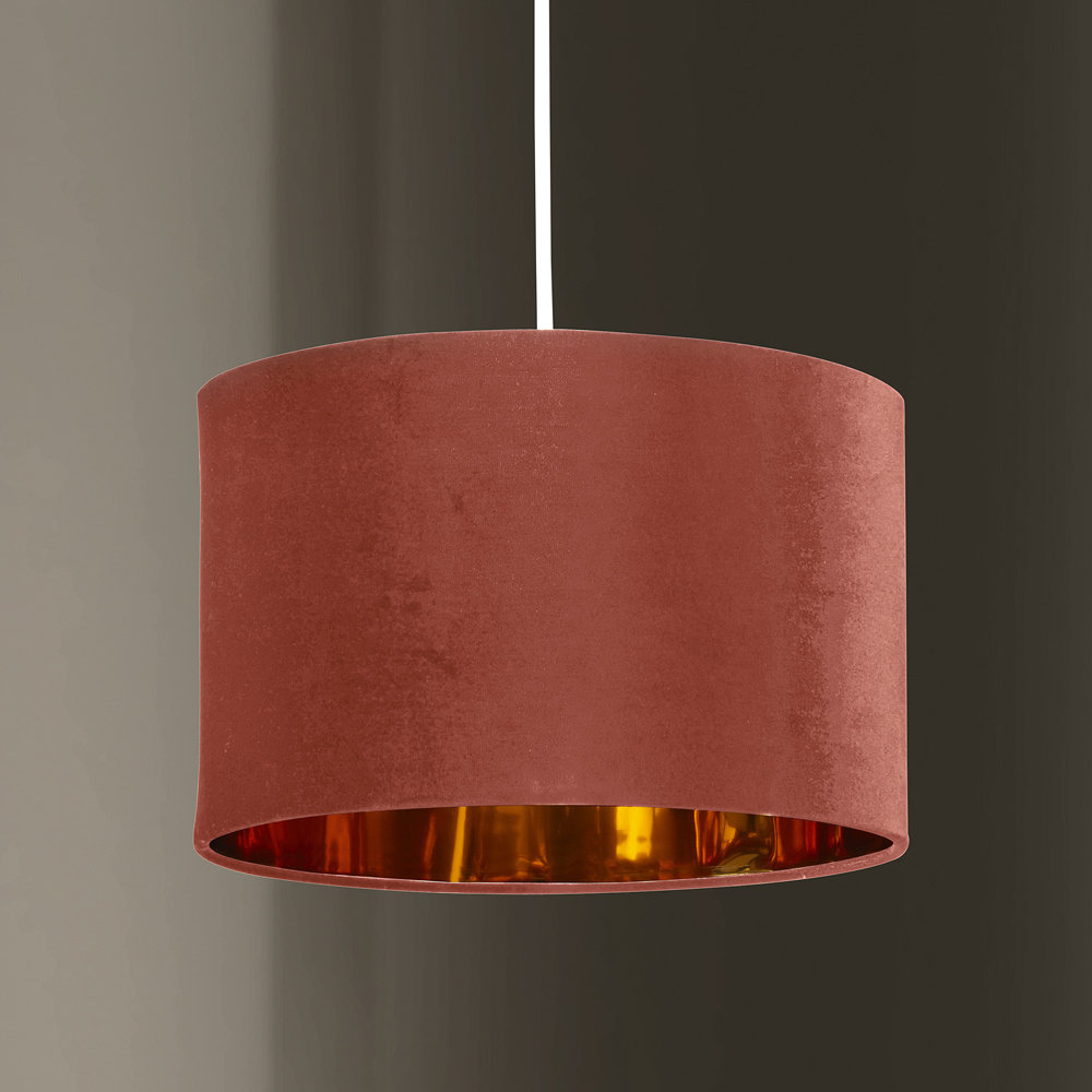 20cm H Polyester Drum Lamp Shade ( Uno )
