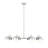 Trombetta 8 Light Chandelier in Matte Black-633678541