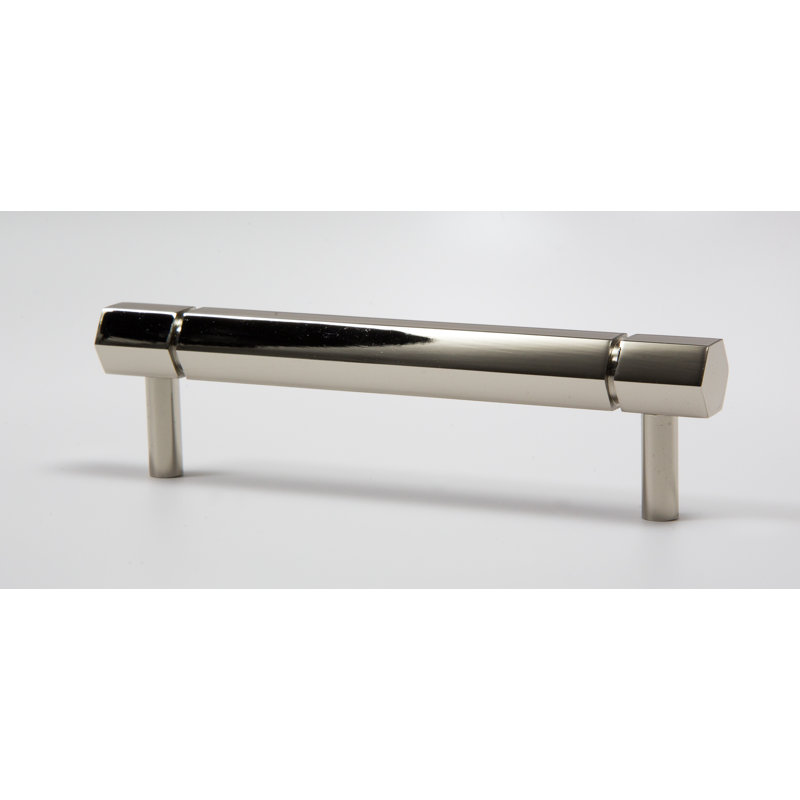 Facet Bar / Handle Pull, Polished Nickel