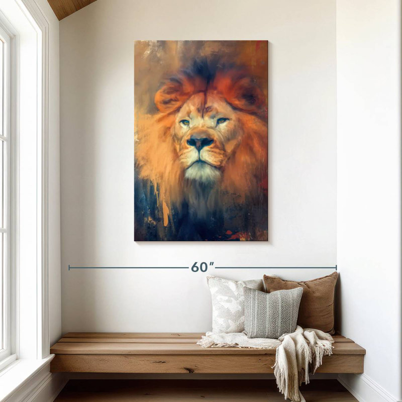 Brampt Lion Energy, 45" H x 30" W