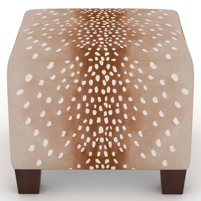 Fernando Upholstered Ottoman, Fawn Natural