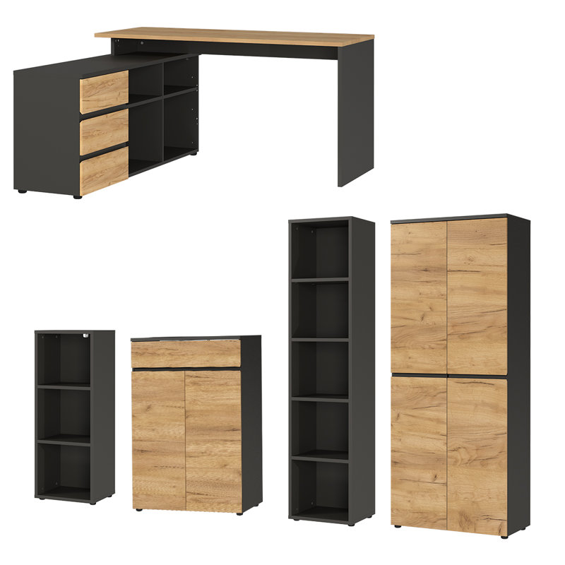 Lissabon 5 Piece Office Set