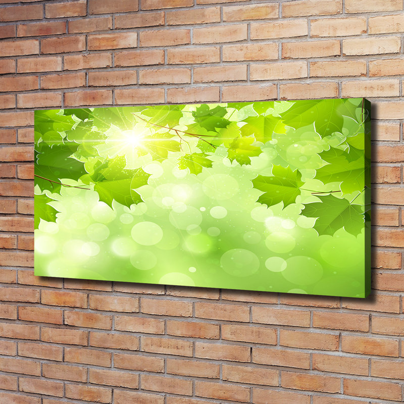 Chestnut Leaves - No Frame Print on Canvas