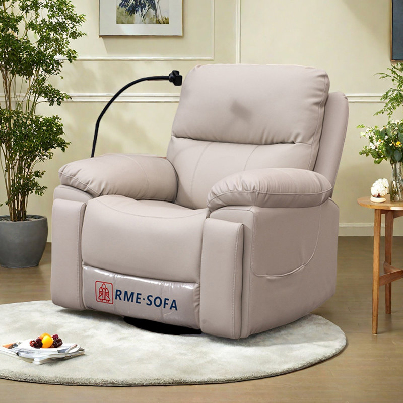 Modern Functional Single Recliner with Phone Stand