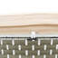 Ensemble de canapé modulaire d'extérieur rond en rotin à deux tons avec auvent rétractable, siège séparé et coussin amovible-260337754-260337756