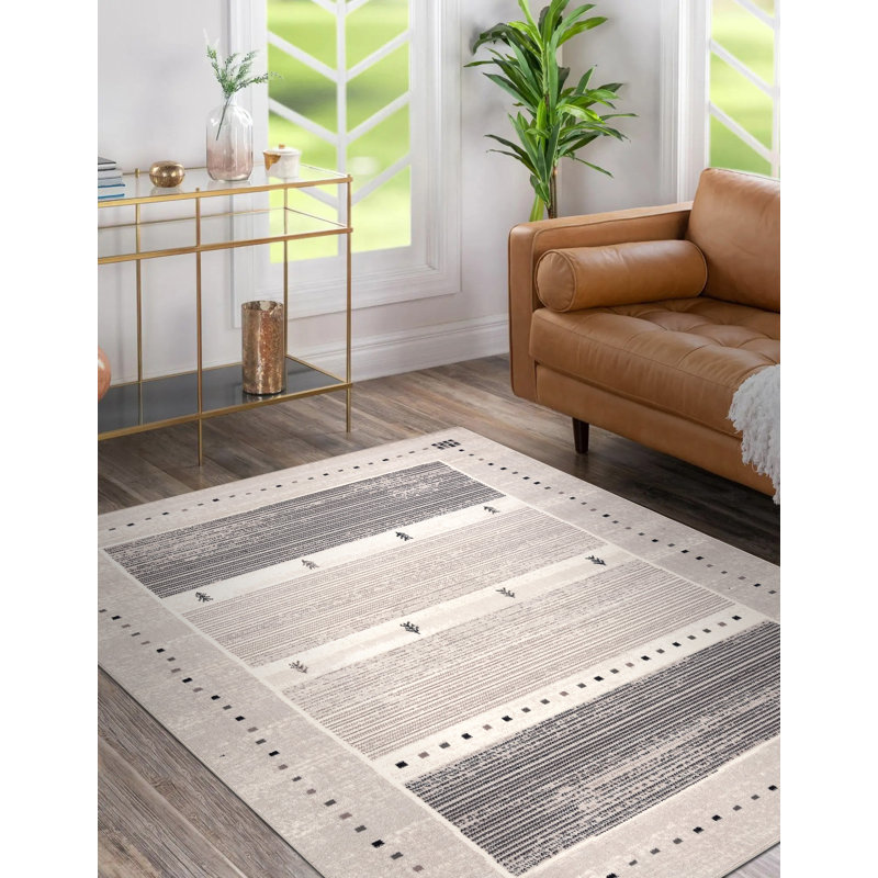 Vanderhoof Striped Wool Area Rug, Rectangle 200 x 300cm