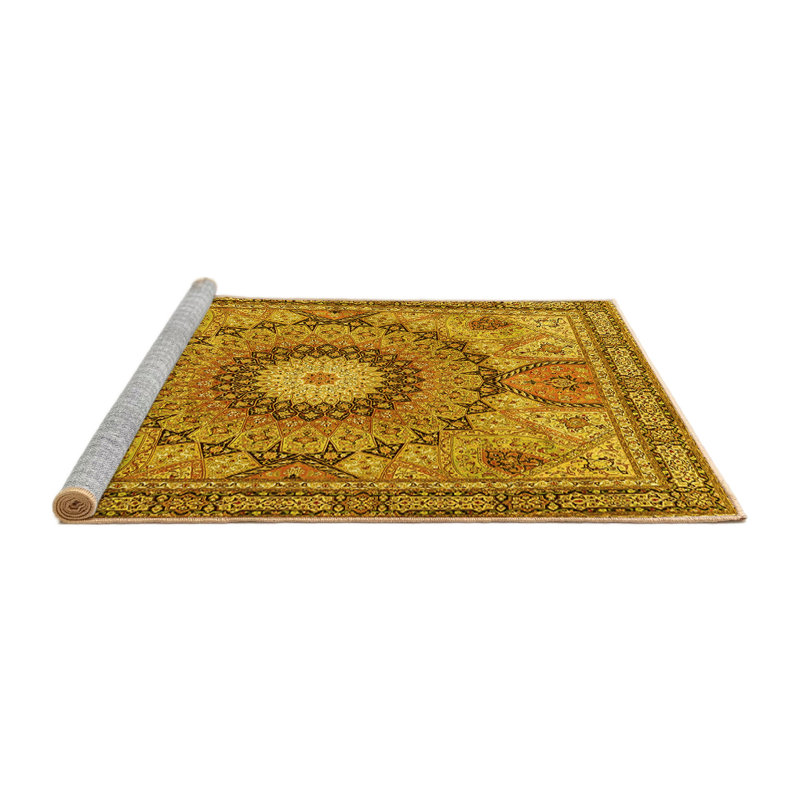 Washable Oriental Indoor Rug, Square 7'