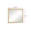 Ensemble de meubles de chambre à coucher modernes en bois de chêne clair 5 pièces, grand lit plateforme, miroir de commode et table de chevet 2X-1712477245