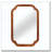 24" X 36" Solid Wood Frame Rounded Corner Decorative Mirror-340970918-340970917