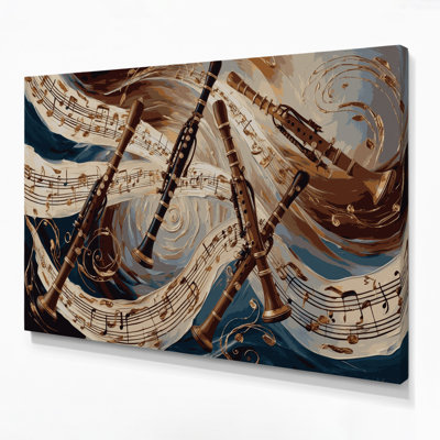 Art mural sur toile beige
