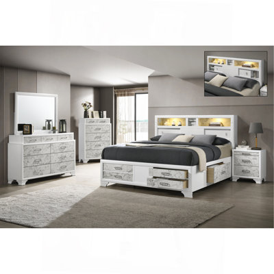 Ensemble de chambre avec grand lit 5 pièces Soul Modern