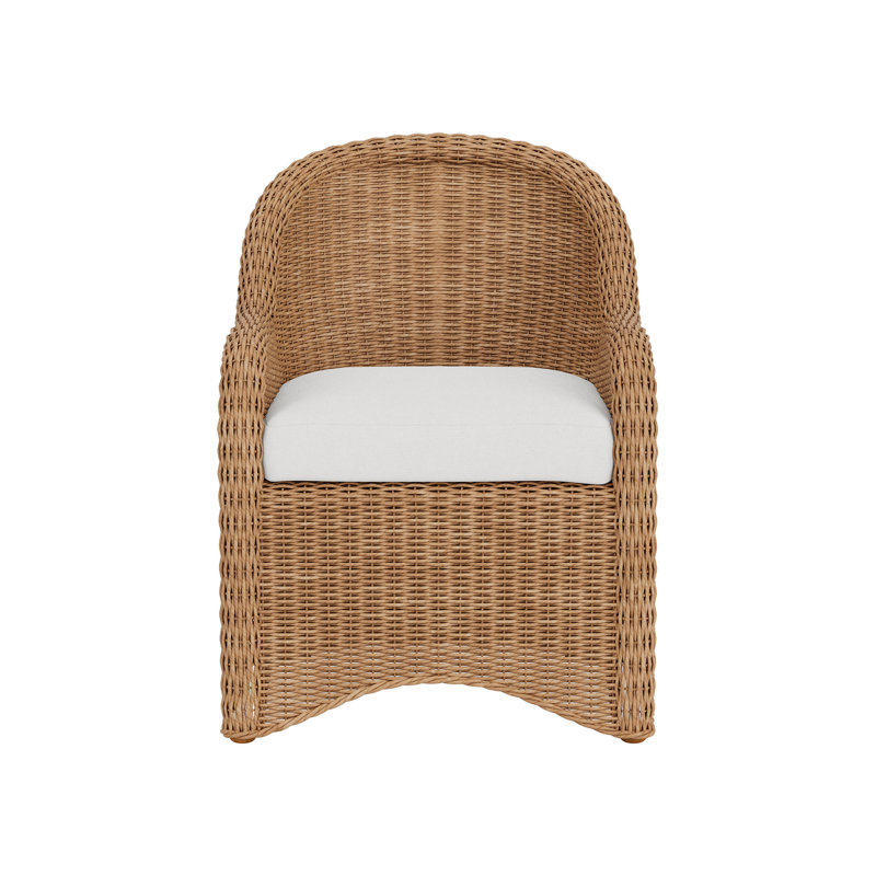 Tobago Outdoor Dining Armchair, Canvas Navy