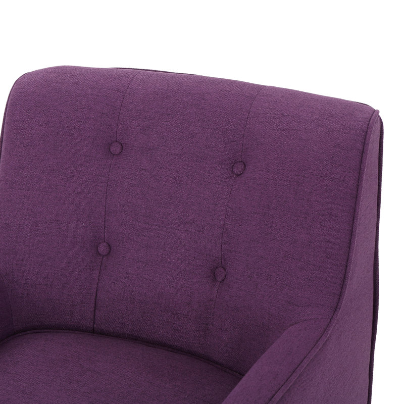 Chaise avec accoudoirs, Mauve