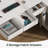 L Shaped Desk with File Drawer and Monitor Stand, Home Office Desk with Power Outlets & LED Lights-2040159576