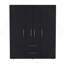 Armoire Elma, chambre à coucher, noir-1038212342