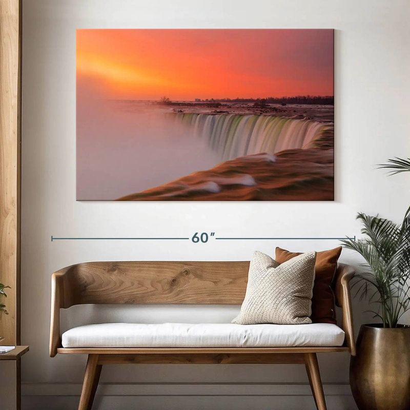 Alvord Niagara Falls Sunrise, 34" H x 51" W