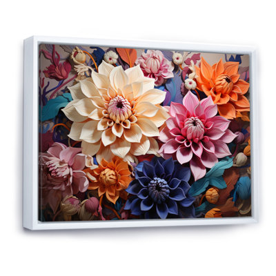 «Dahlia Dreams I» sur toile