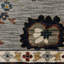 Tapis bleu / multicolore Caia-1892518890