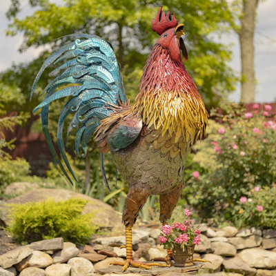 Higgenbotham Animals Weather Resistant Metal Garden Statue