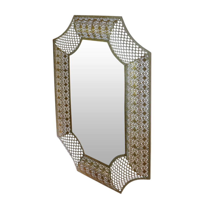 Heatherly Metal Flat Mirror