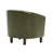 Marwood Faux Leather Barrel Accent Chair with Rubberwood Legs-1745040012