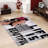 Traditional Motif With Pile Soft Printed Area Rug Featuring Elegant Floral Design and Intricate Patterns for Home Decor or Office Space-495464328