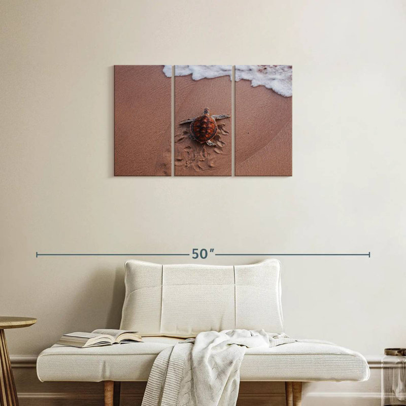 Turtle Footprints, 20" H x 33" W