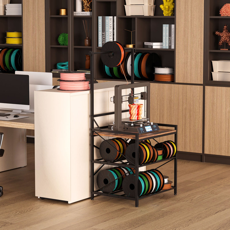 3d Printer Table With Filaments Storage