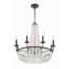 Lustre empire classique à 8 lumières Laursen-514556178