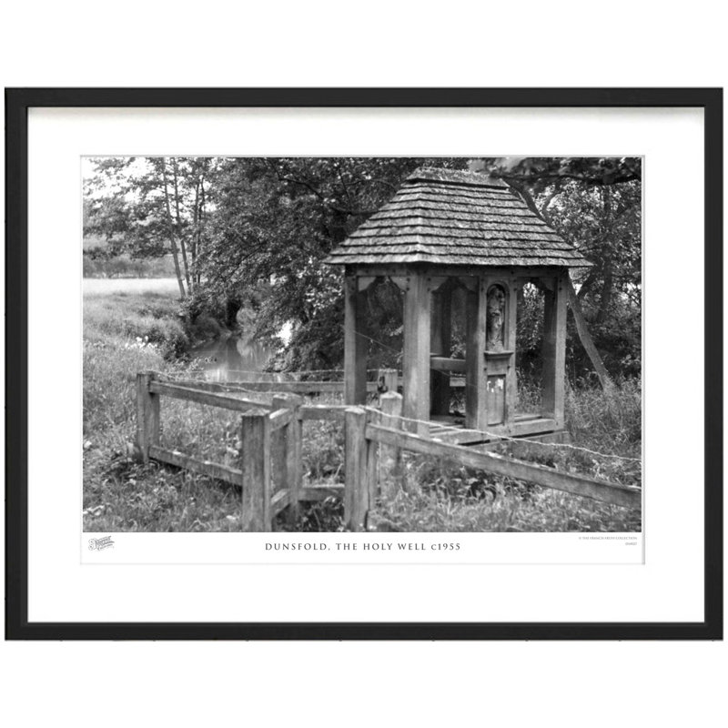 Dunsfold, The Holy Well C1955 by Francis Frith - Single Picture Frame Print, 28cm H x 36cm W x 2.3cm D