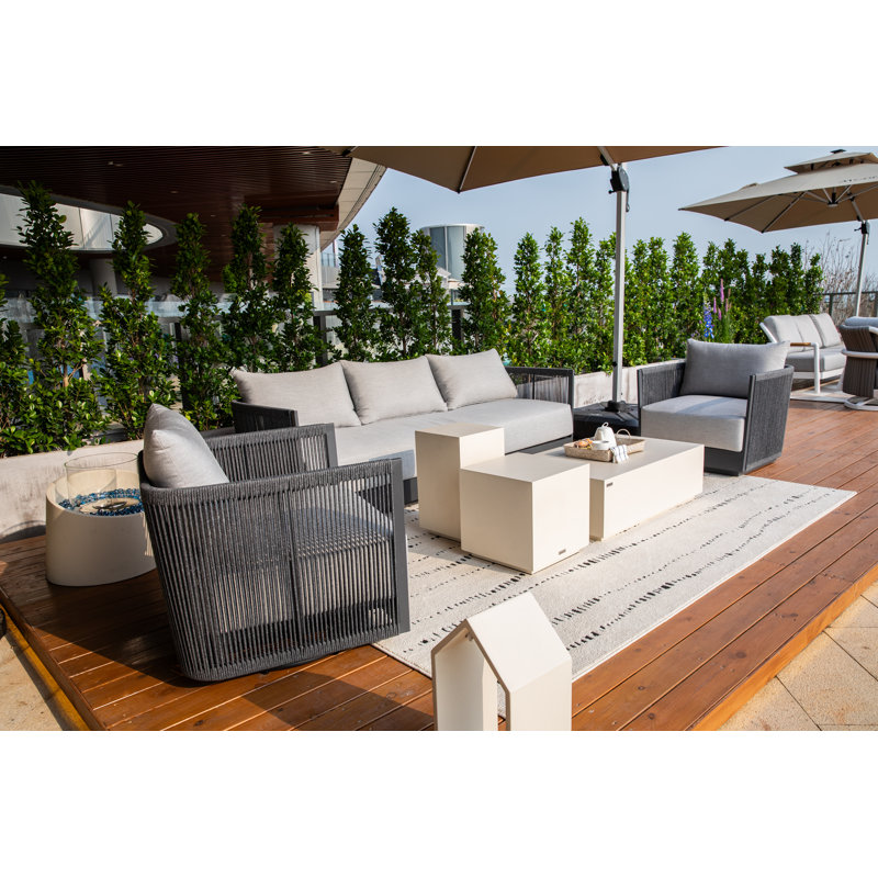 Ensemble de chaises longues avec coussins Sunbrella Capri