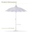 Parasol d'extérieur inclinable 108 po Kaia-1446842274-1465647231