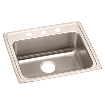 Lustertone 25" L x 21.25" W Drop-in Kitchen Sink