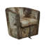 Genuine Wildebeest Hide Club Chair