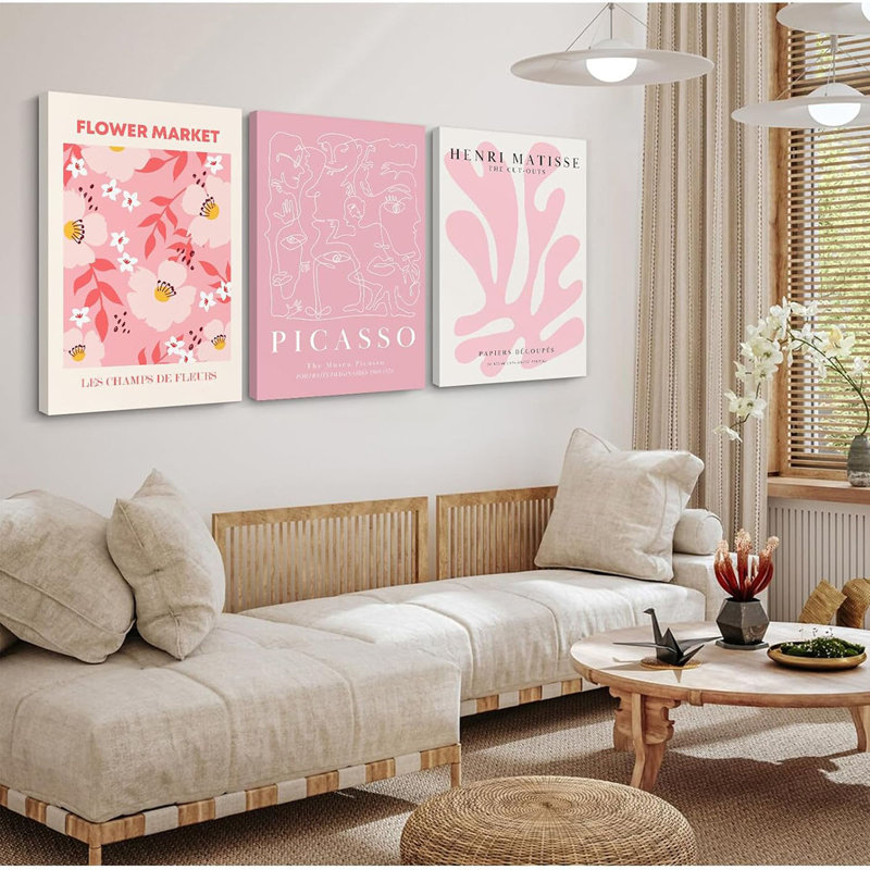 3 Piece Wrapped Canvas Print, 60 cm H x 120 cm W