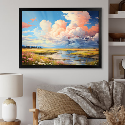 " Sky Infinite Azure In Prairies "