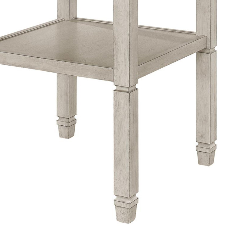 Skalski Counter Height Dining Set with Drop Leaf in Brown and Cream, 5